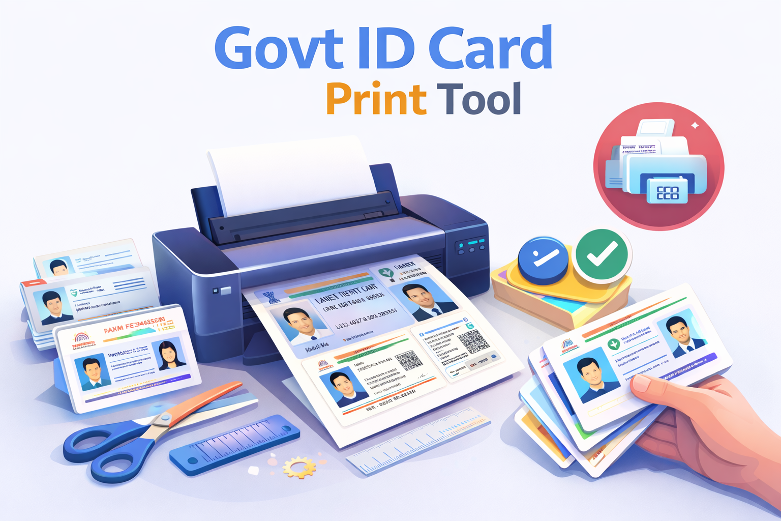 Govt ID Card Print